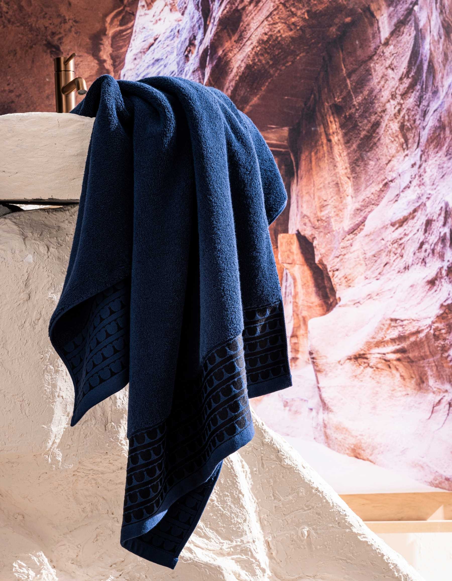 LE DRAP DE BAIN SIGNATURE | BLEU MARINE