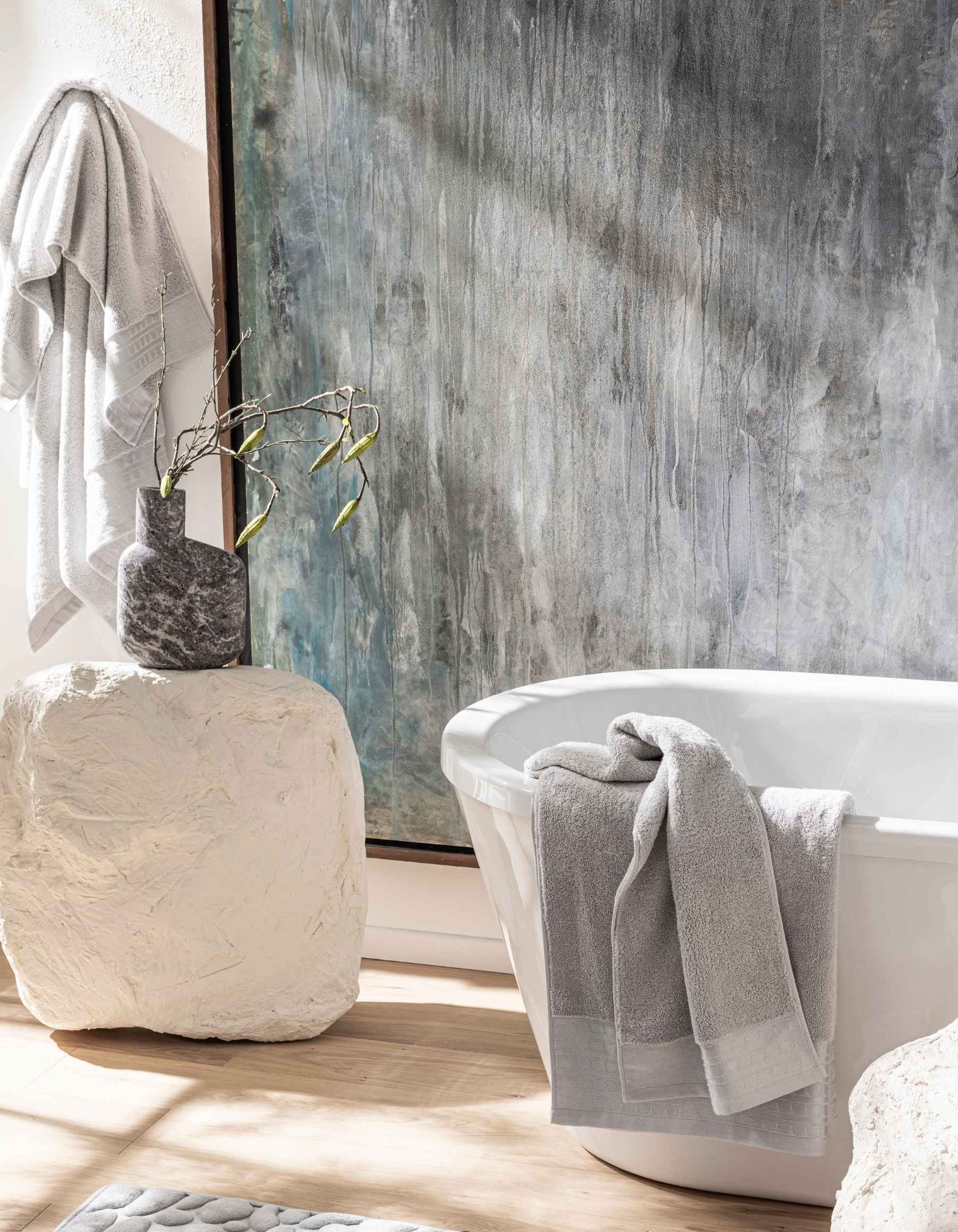 LE DRAP DE BAIN SIGNATURE | GRIS CLAIR