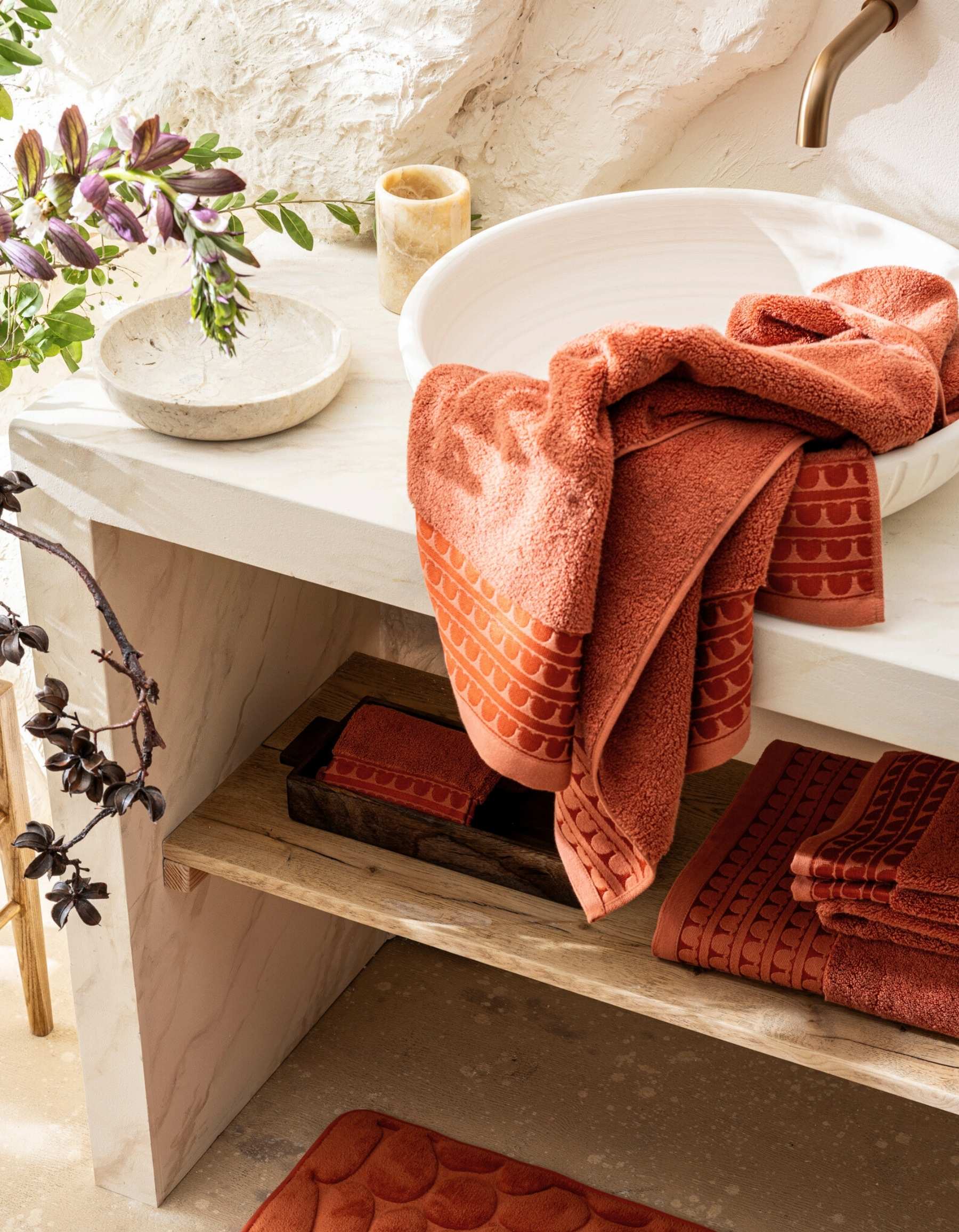 LE DRAP DE BAIN SIGNATURE | TERRACOTTA