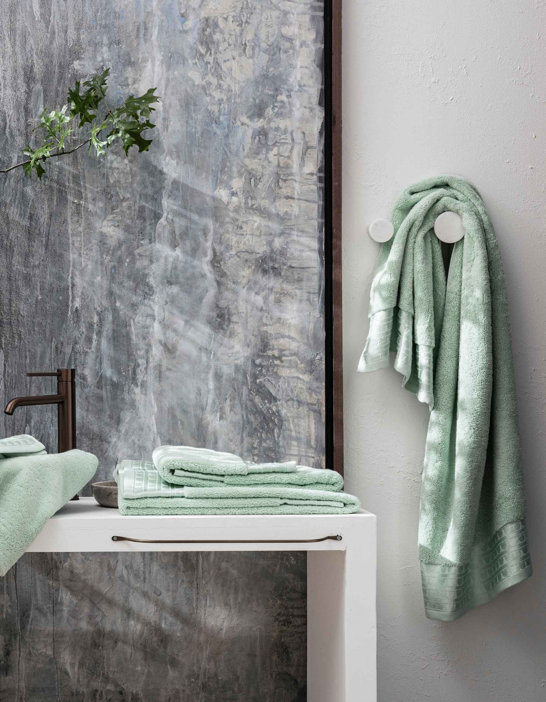 LE DRAP DE BAIN SIGNATURE | VERT D'EAU