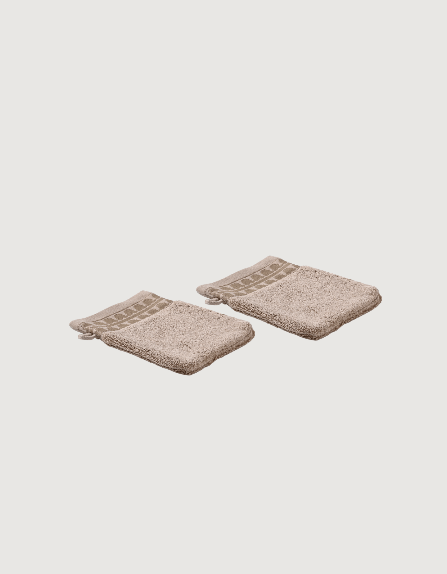 LE GANT DE TOILETTE X2 | BEIGE TAUPE